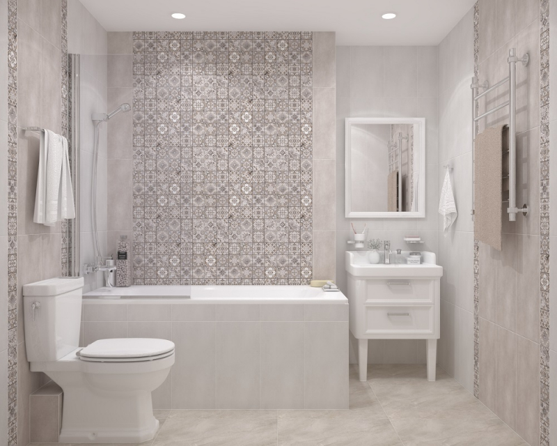 TWU09BIR007 На стену Birma Серая Мозаика Рельефная - фото 5