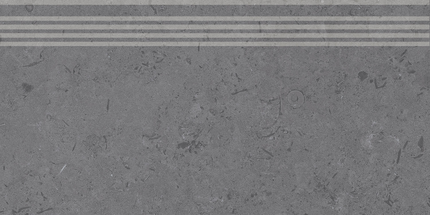 DD205120R/GR Ступень Про Лаймстоун Серый темный с насечками 9мм 60х30 - фото 5