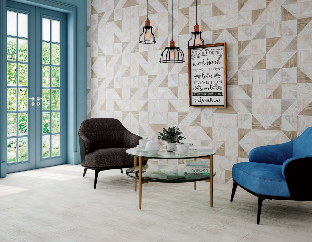 На пол Лион Серый 45х45 - фото 2