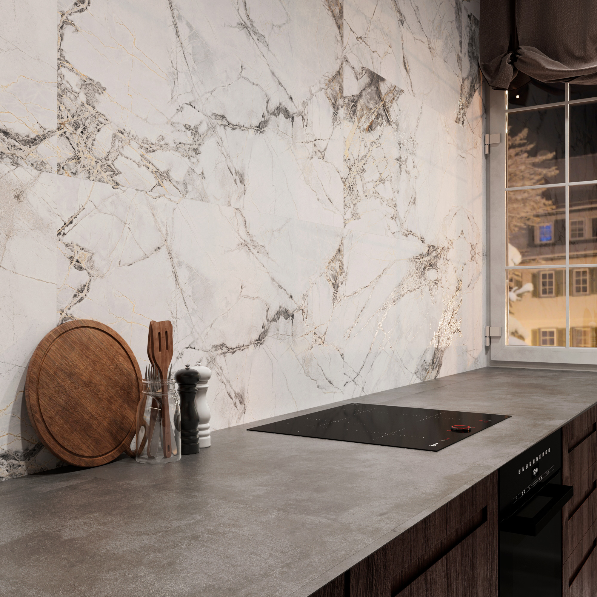 CR4018-A На пол Malta Bianco Carving 60x120 - фото 9