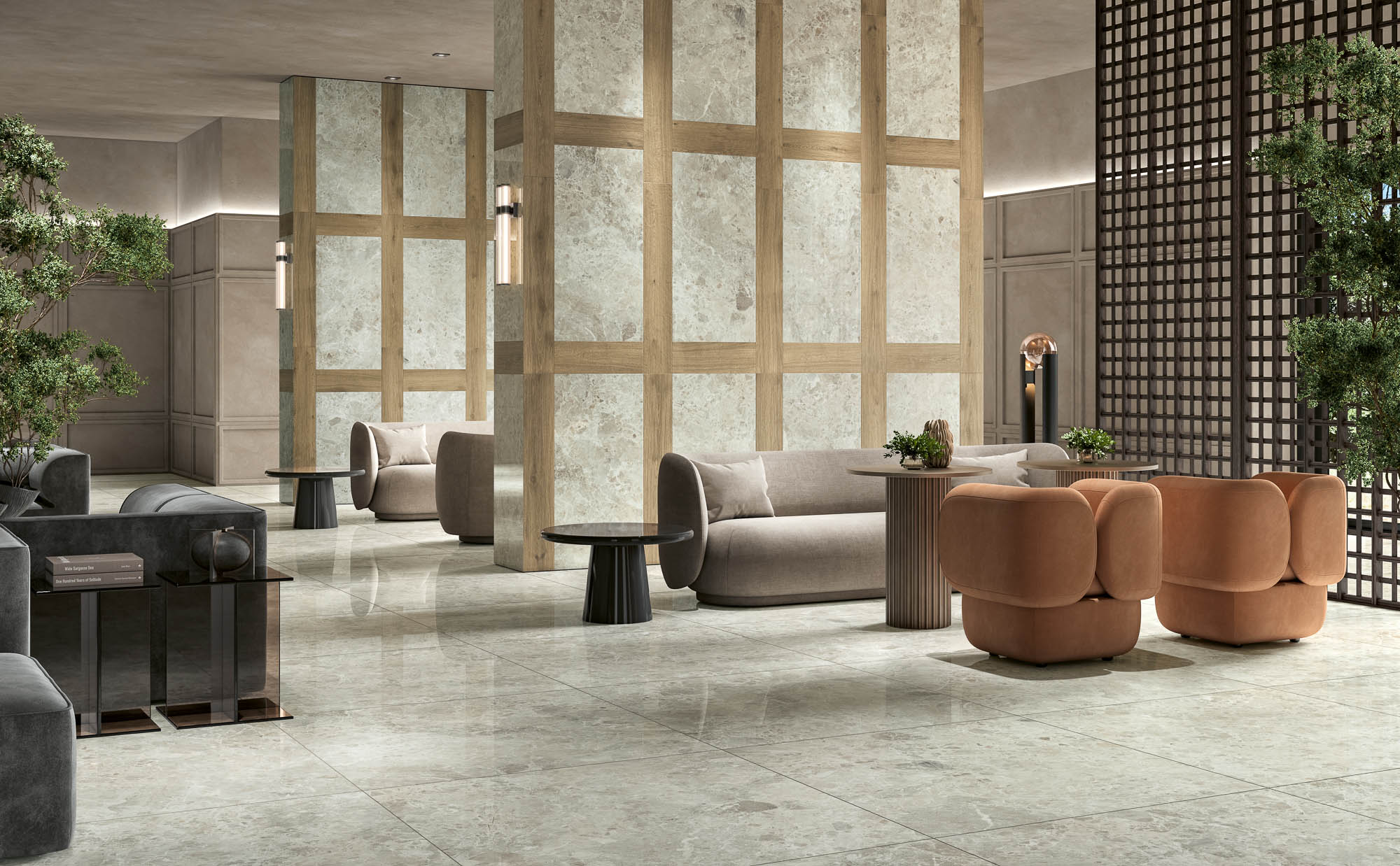 104718 На пол Breccia Paradiso Beige Levigato 8.5mm 60x120 - фото 16