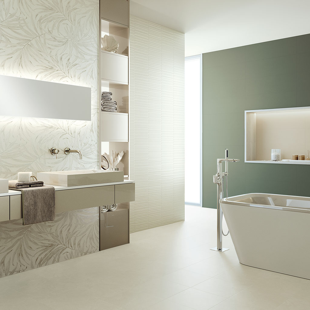 На стену Rotterdam Rel White - фото 3