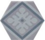 15-292-418-1913 Декор Lambeth-Sloane Hex Sloane Cement Mix Матовый - фото 13