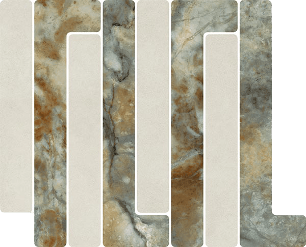 41W7 Декор Tandem Mosaico Trellick Tassili Blanco 30x24.2