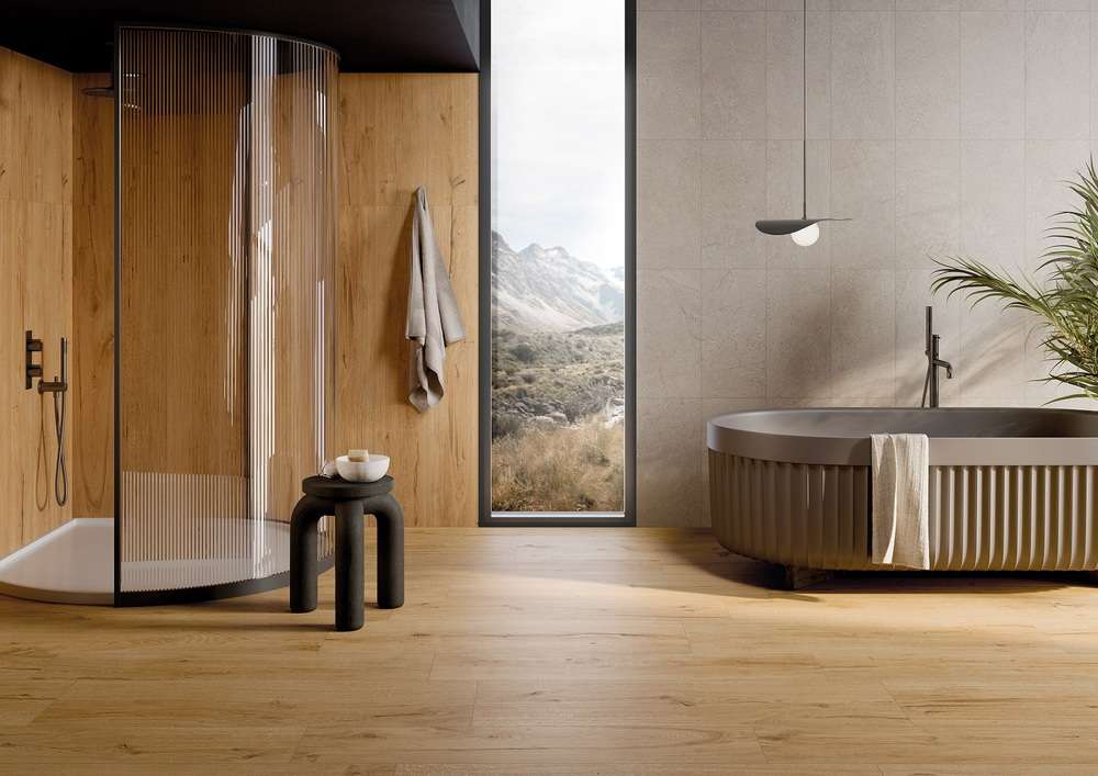 B71037 На пол Feelwood  Cherry Chevron 7.5x40.7 - фото 6