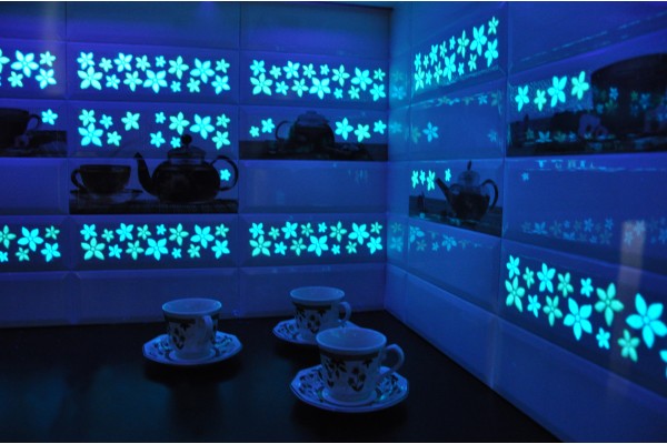 На стену Tea 02 fosker Monocolor Biselado Brillo Burdeos - фото 3