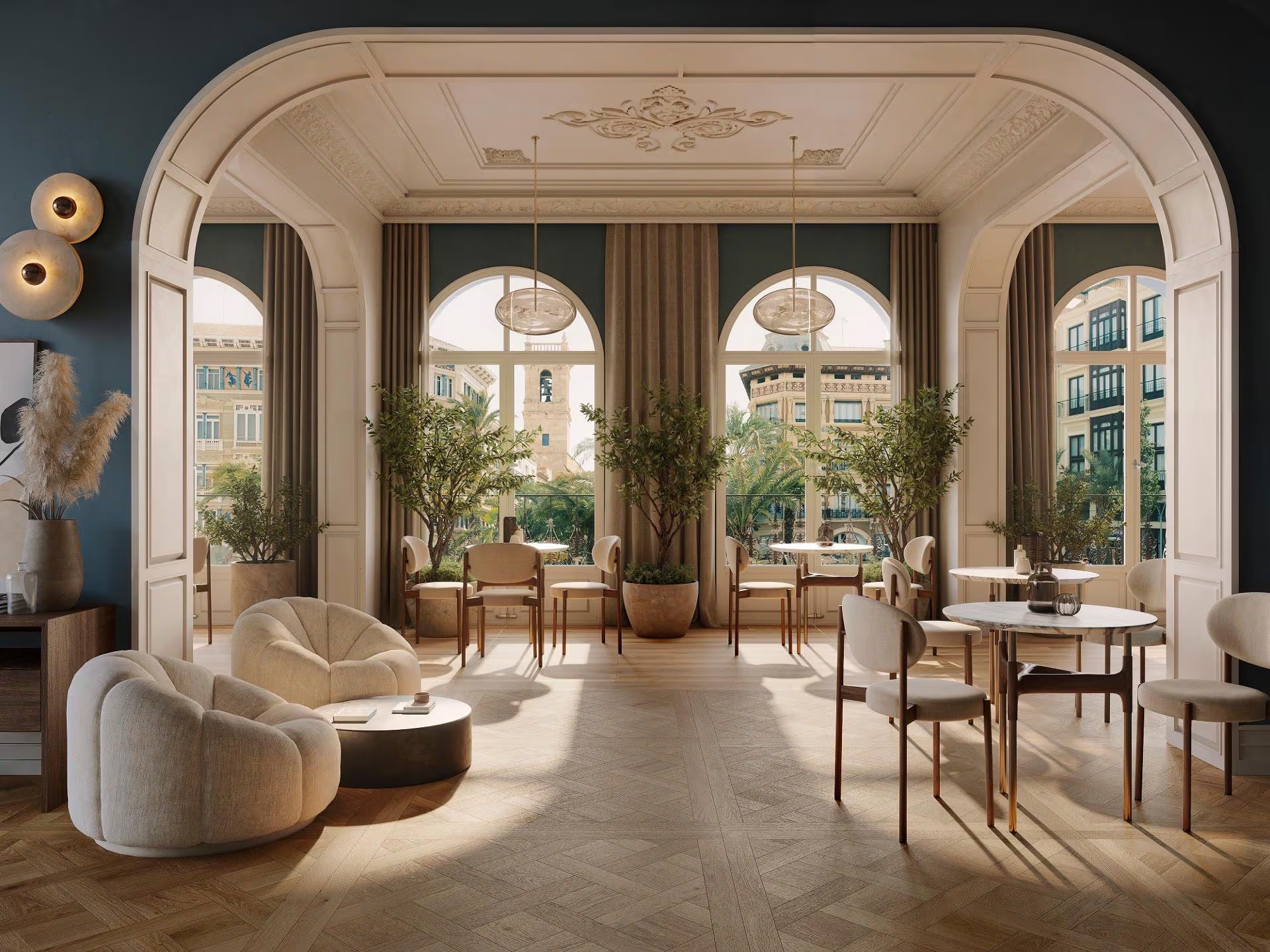 100364129 На пол London Sand 23х150 - фото 9