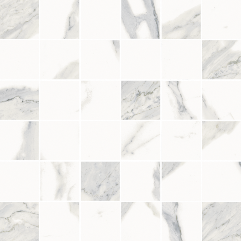 610110001135 Напольная Stellaris Statuario White Mosaico 30x30