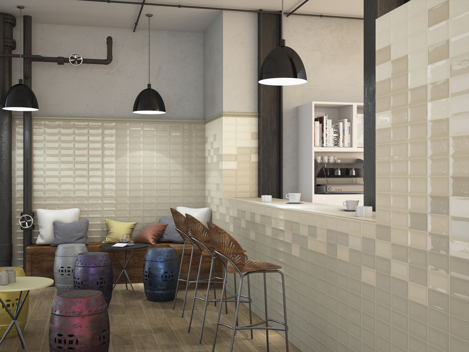 На стену Piemonte Graphite 7.5x15 - фото 2