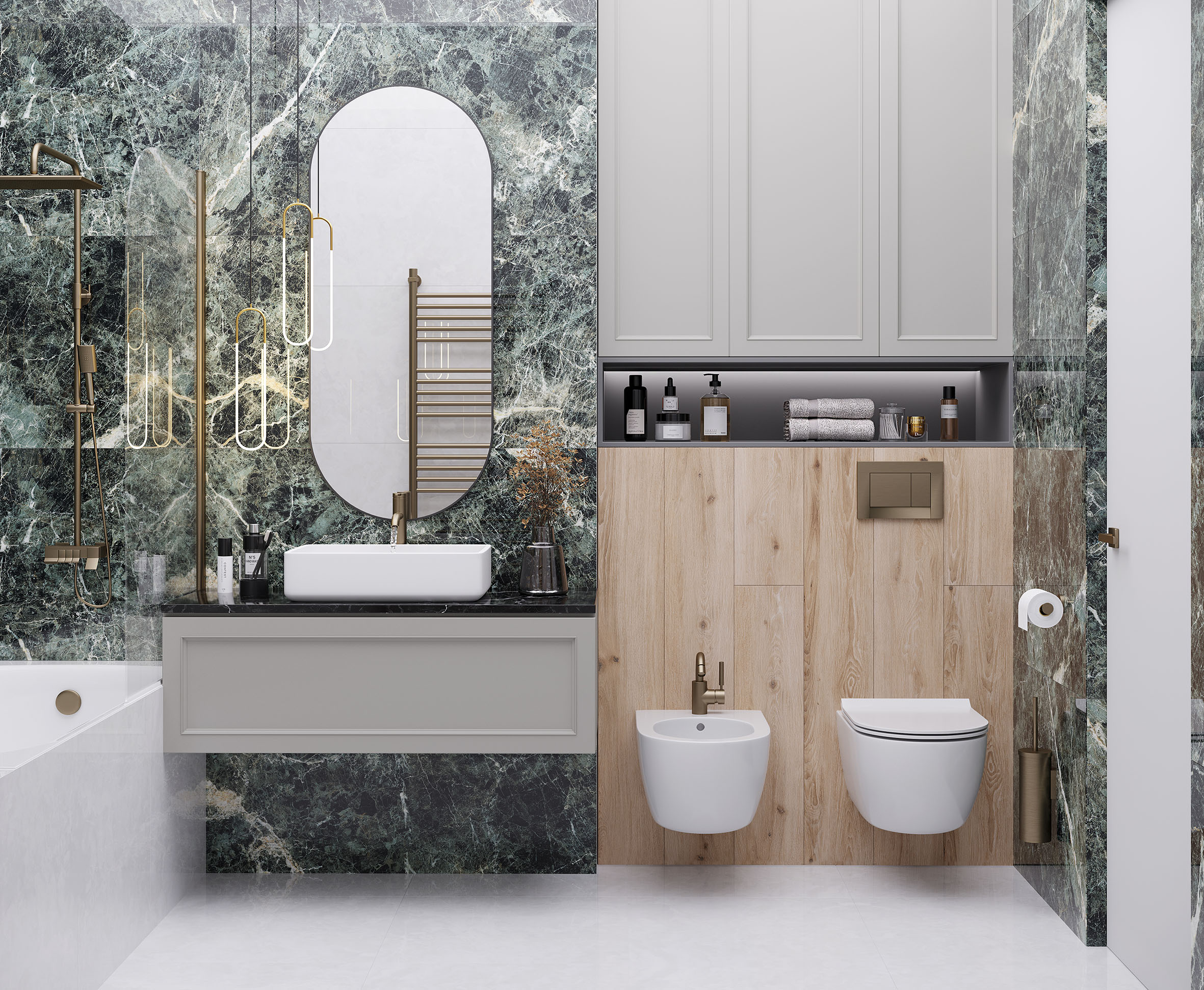 На пол Nembus Green 60x120 Полированный - фото 7