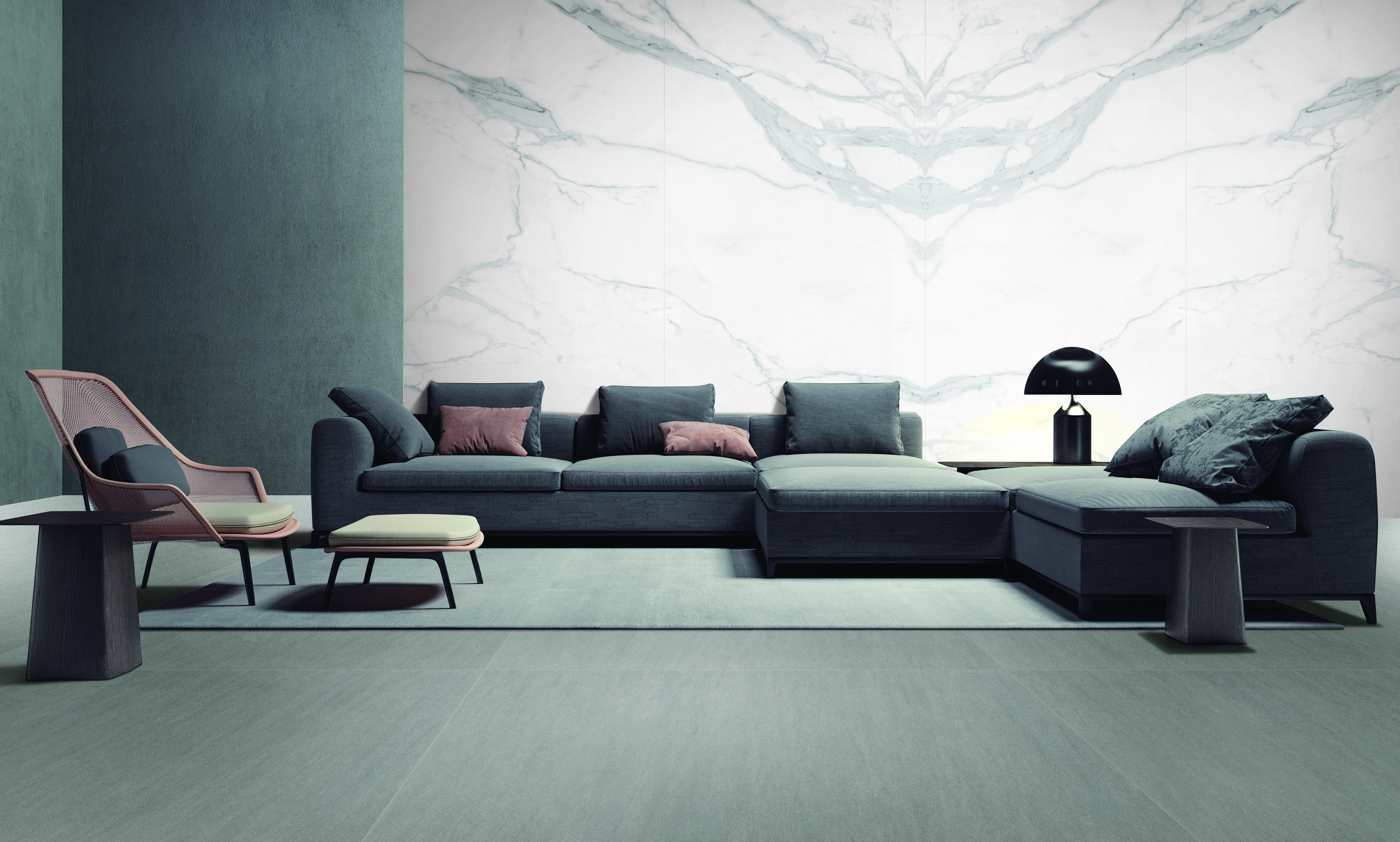 На пол Grand Prospect Matt Спеченный камень 1600x3200x6 - фото 9