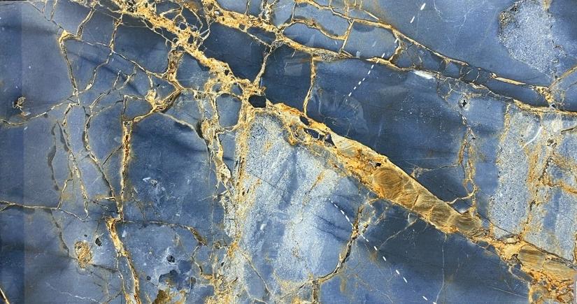 На пол Kazan Gold Blue High Gloss 60x120