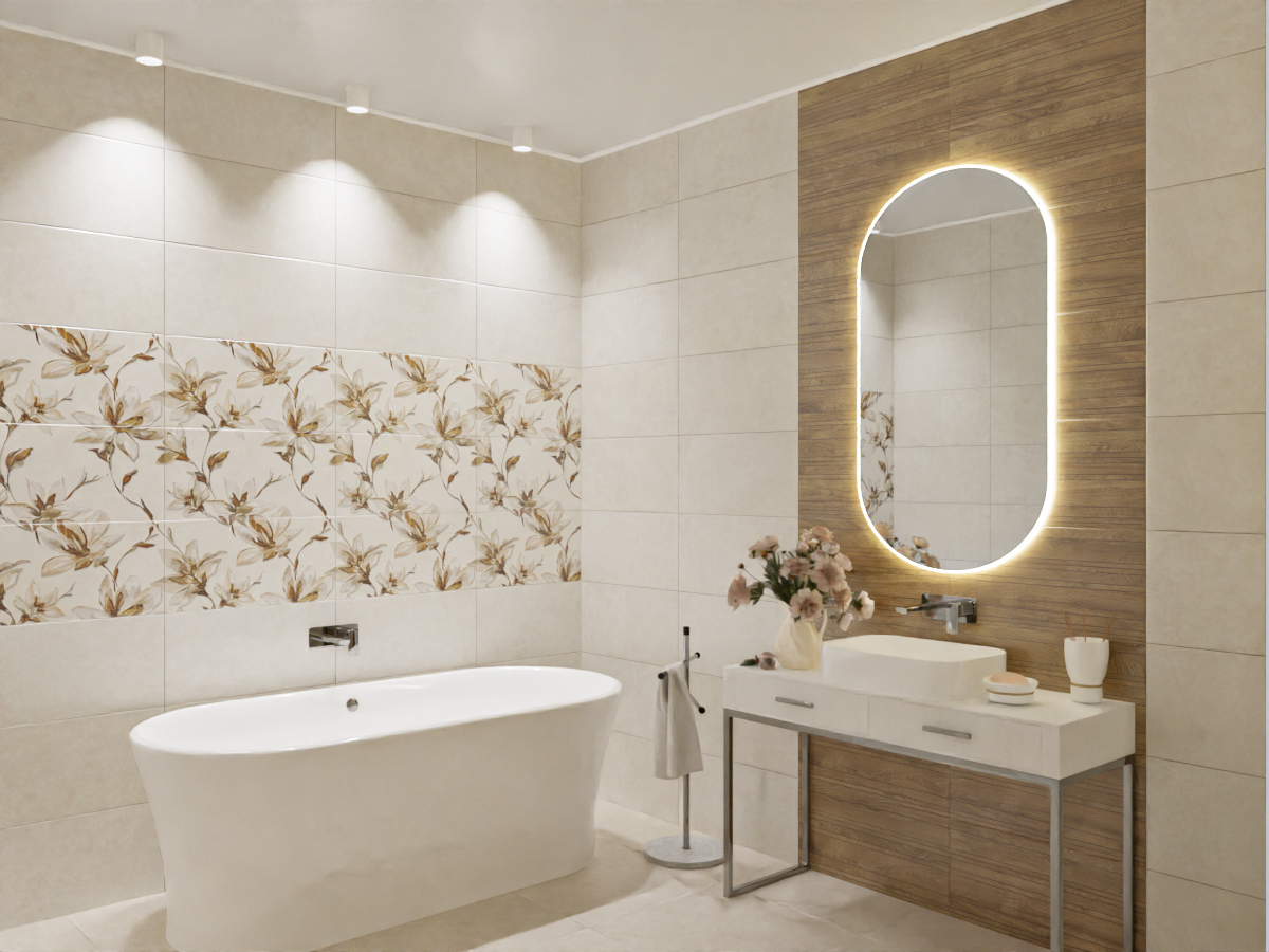 На стену Palladio Ivory 31.5x63 - фото 7