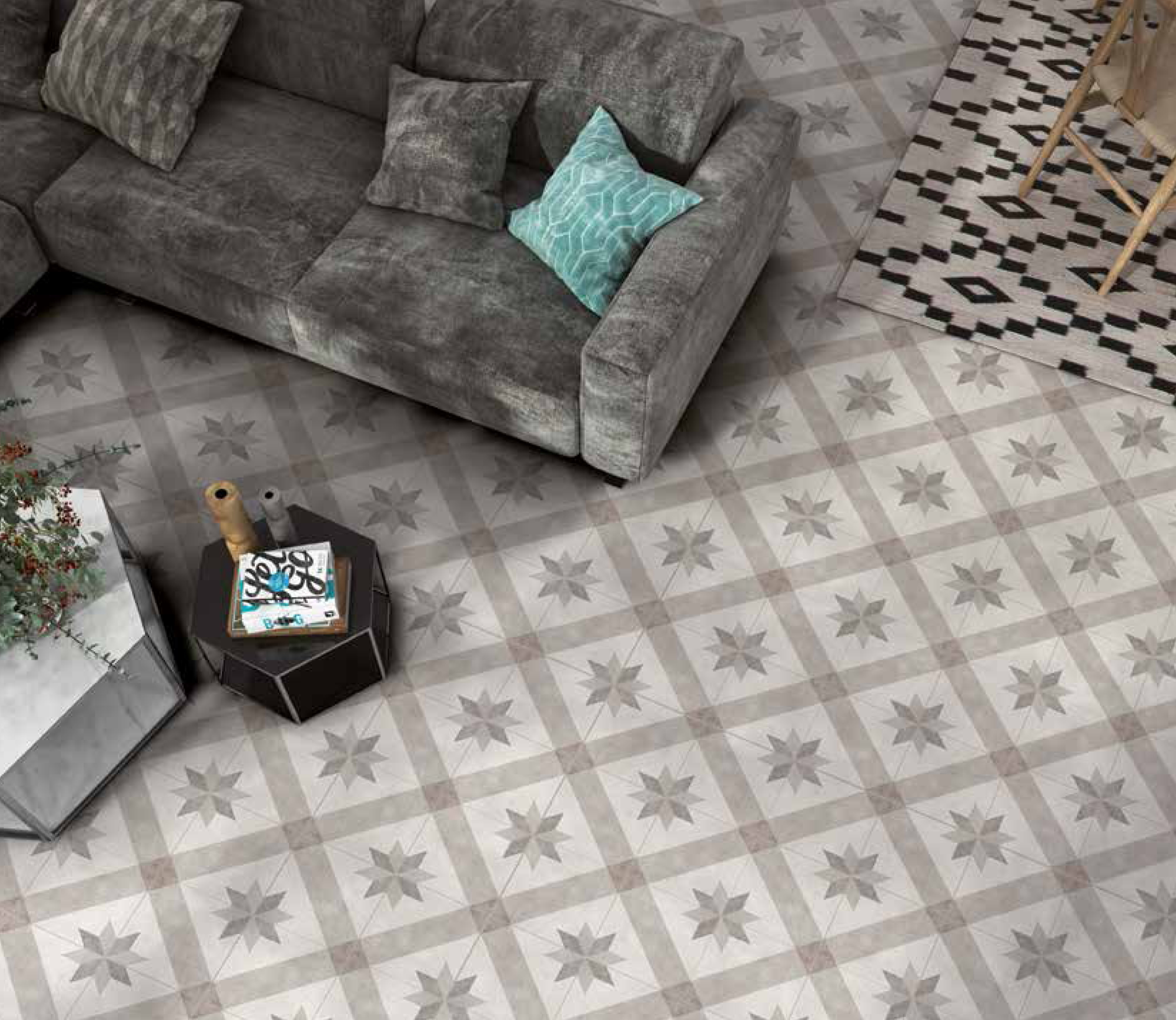 На пол Hidraulicos Brighton Blue - фото 7