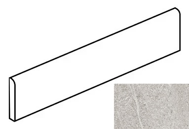 K-2081/MR/p01/76x1200x10 Плинтус Gradient Серо-бежевый MR 76x1200x10