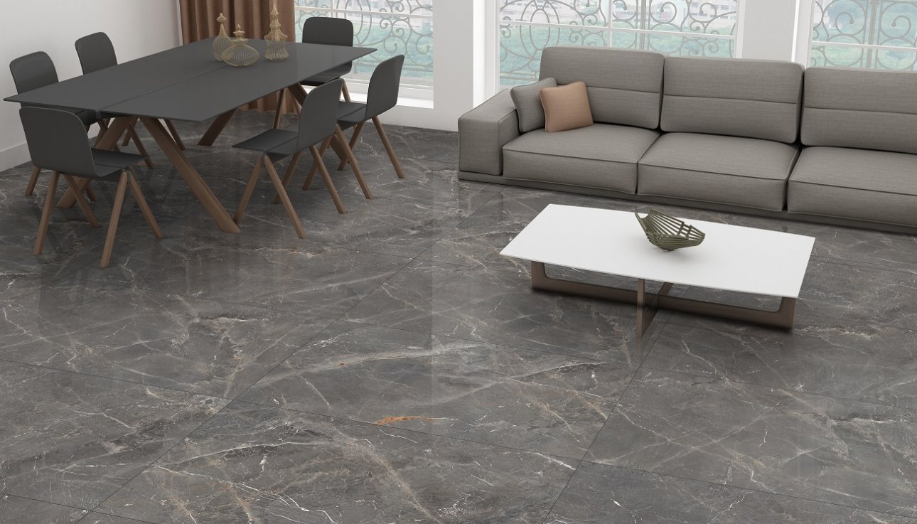 На пол Tulip White Glossy 60x120 - фото 9