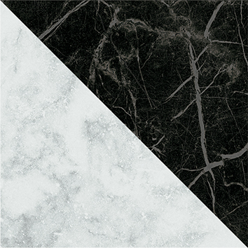 4101199 На пол Dandy Flag Black White 18.6x18.6 - фото 3