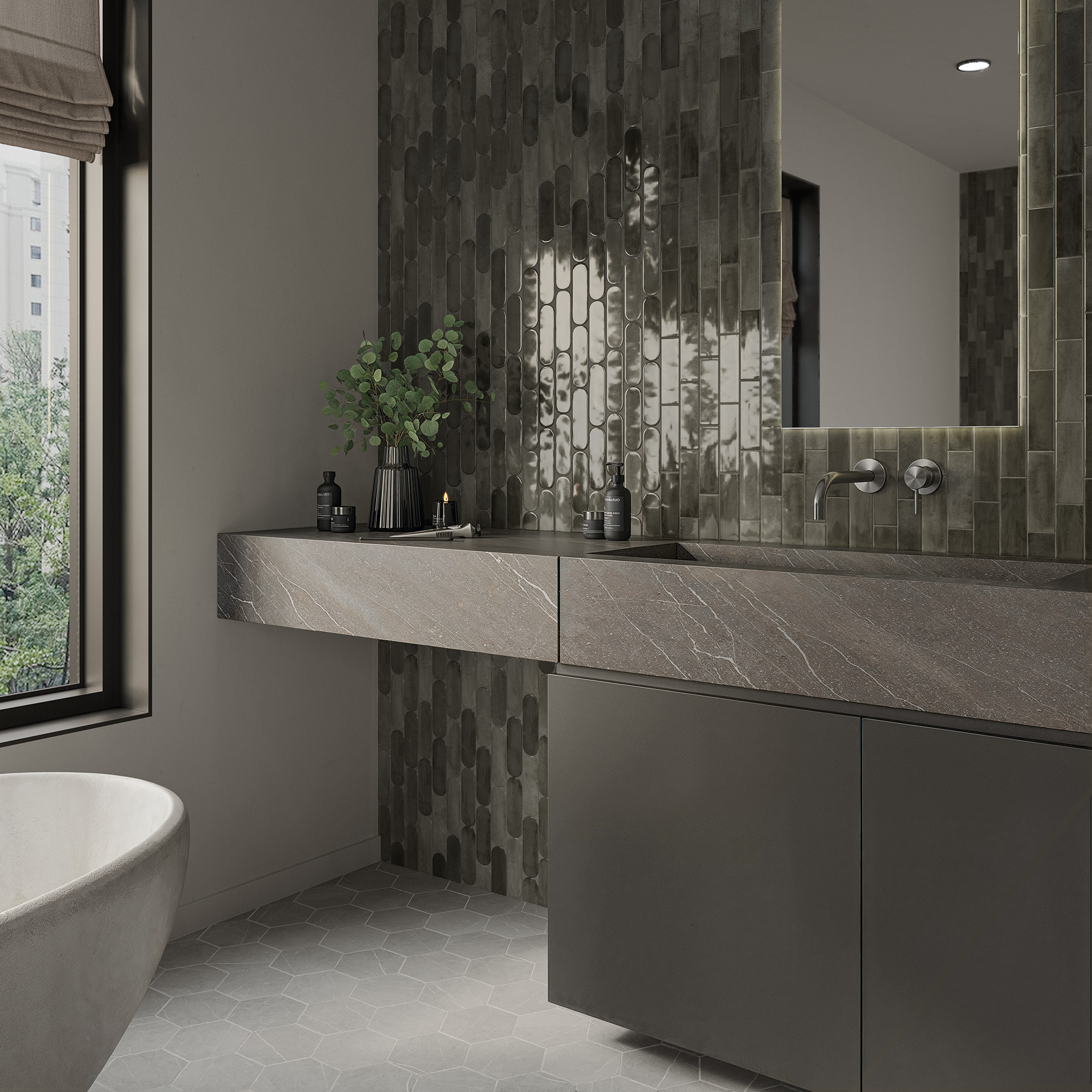 136320 На стену Calema Oval Clover 5.2х16 - фото 8