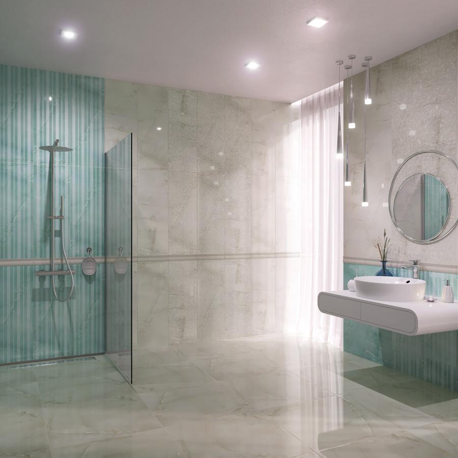 010301002117 Декор Stazia Turquoise 02 D - фото 5