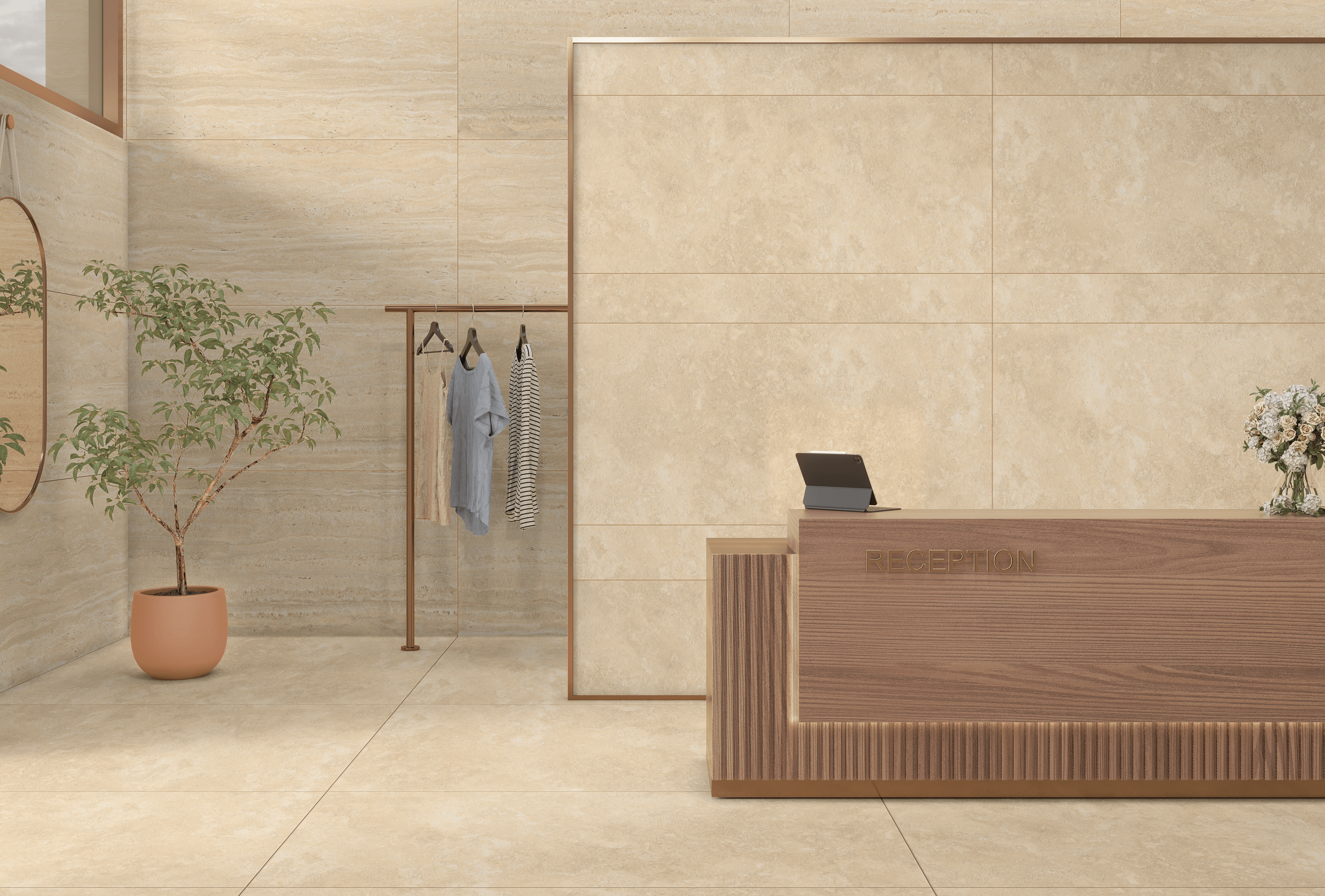 1183 На пол Stone Travertine Vein Royal Matt 120x60 - фото 126