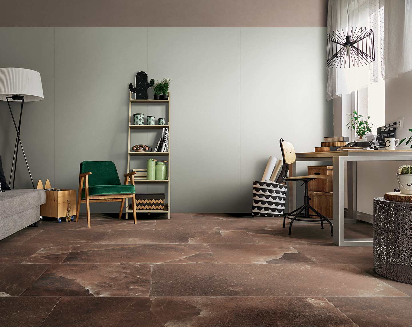 765897 На пол Rock Salt Maui Green Luc Ret 60x60 - фото 8