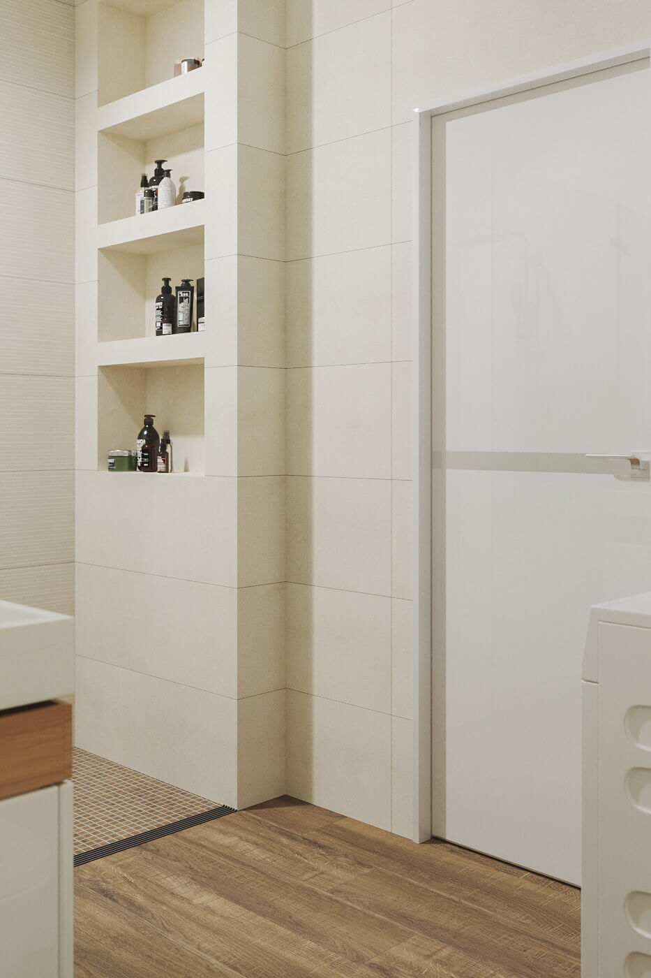 На стену Caspio Trace Blanco Rect. 33.3x90 - фото 5