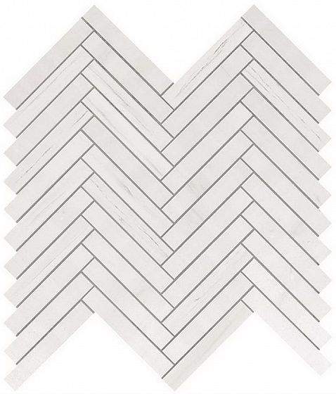 9SHD Декор Marvel Stone Bianco Dolomite Herringbone Wall
