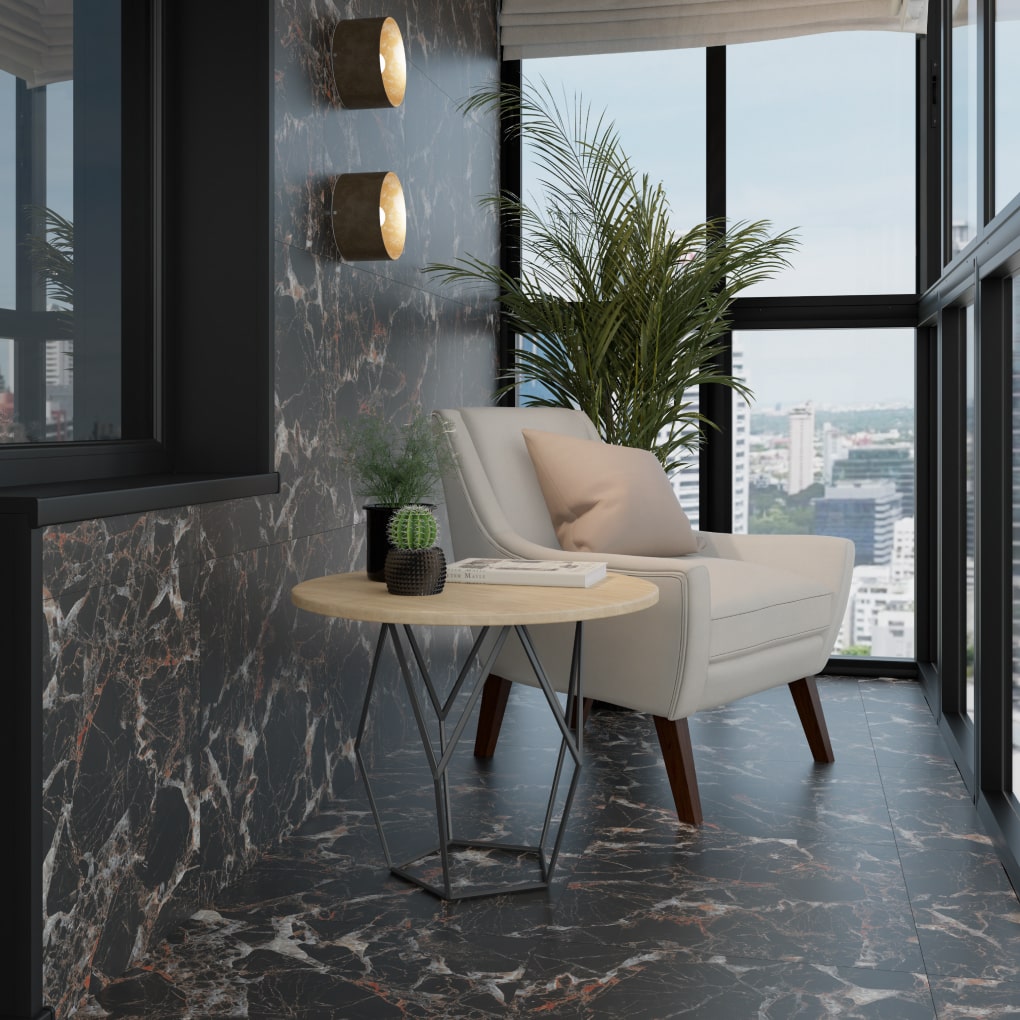 TP66M10 На пол Борзонти Черный - фото 2