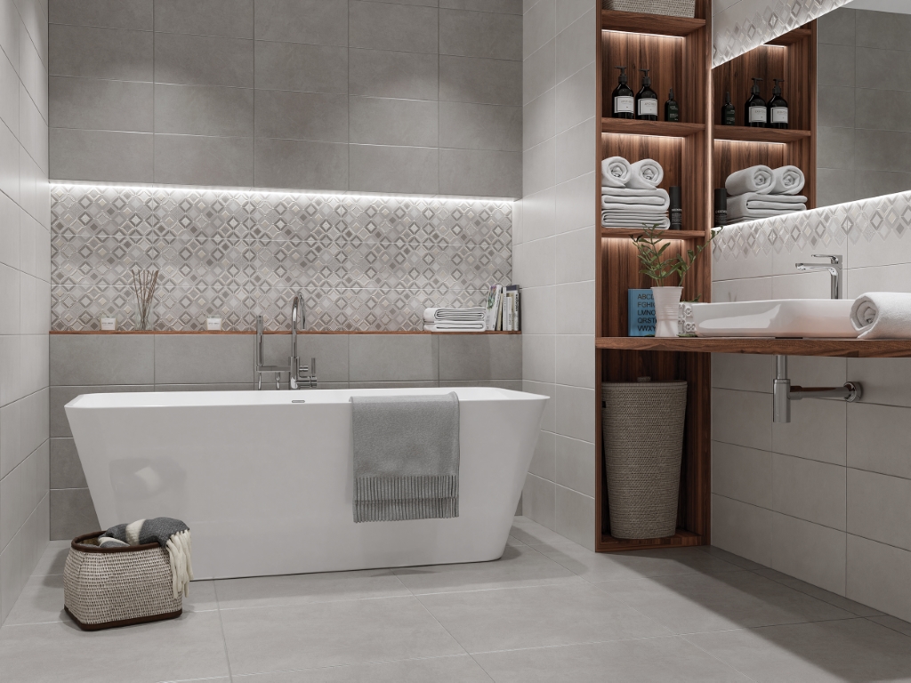 00-00109981 На стену Starck Grey 8мм 20.1x40.5 - фото 2