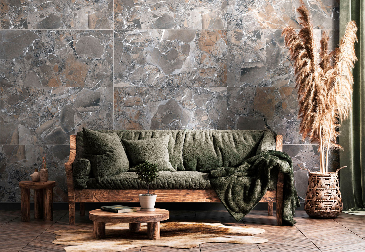 GT120606813MCR На пол Opera Серый карвинг 60x120 - фото 6