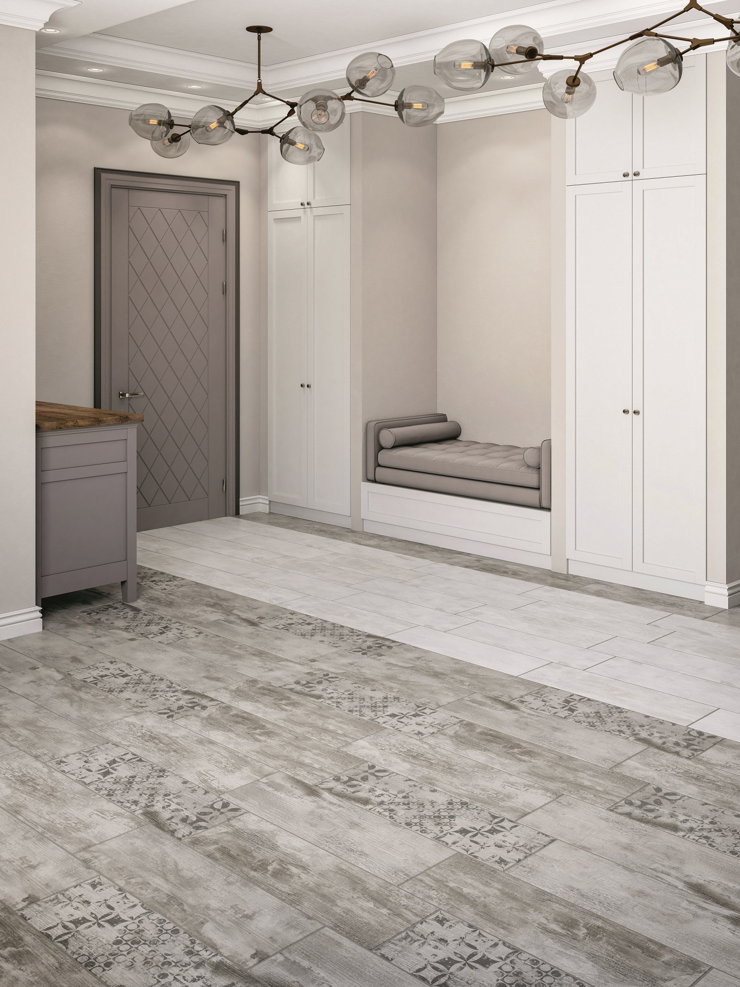 7364-0001 Декор Грей Вуд Темный - фото 2