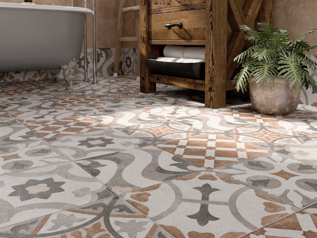 A17930 На пол Carpet Светло-бежевый рельеф 29.8x29.8 - фото 13