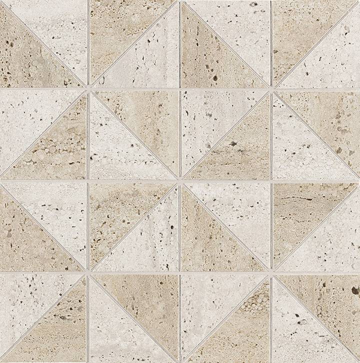 fTQS На пол Materia Classica Beige Bianco Icon B Mosaico 30x30