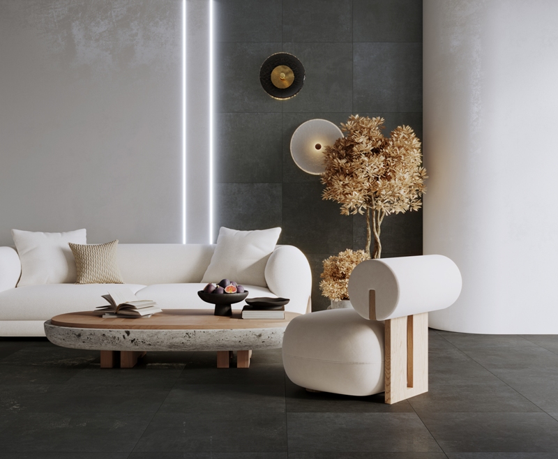 SG604620R На пол Techno Grafito Графитовый матовый 60х60 - фото 2