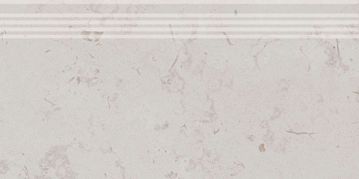 DD205320R/GR Ступень Про Лаймстоун Серый светлый с насечками 9мм 60х30 - фото 2