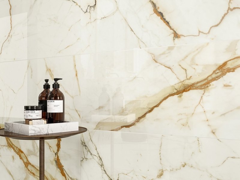 A3W4 На пол Marvel shine Statuario Supremo 75x75 Silk - фото 12