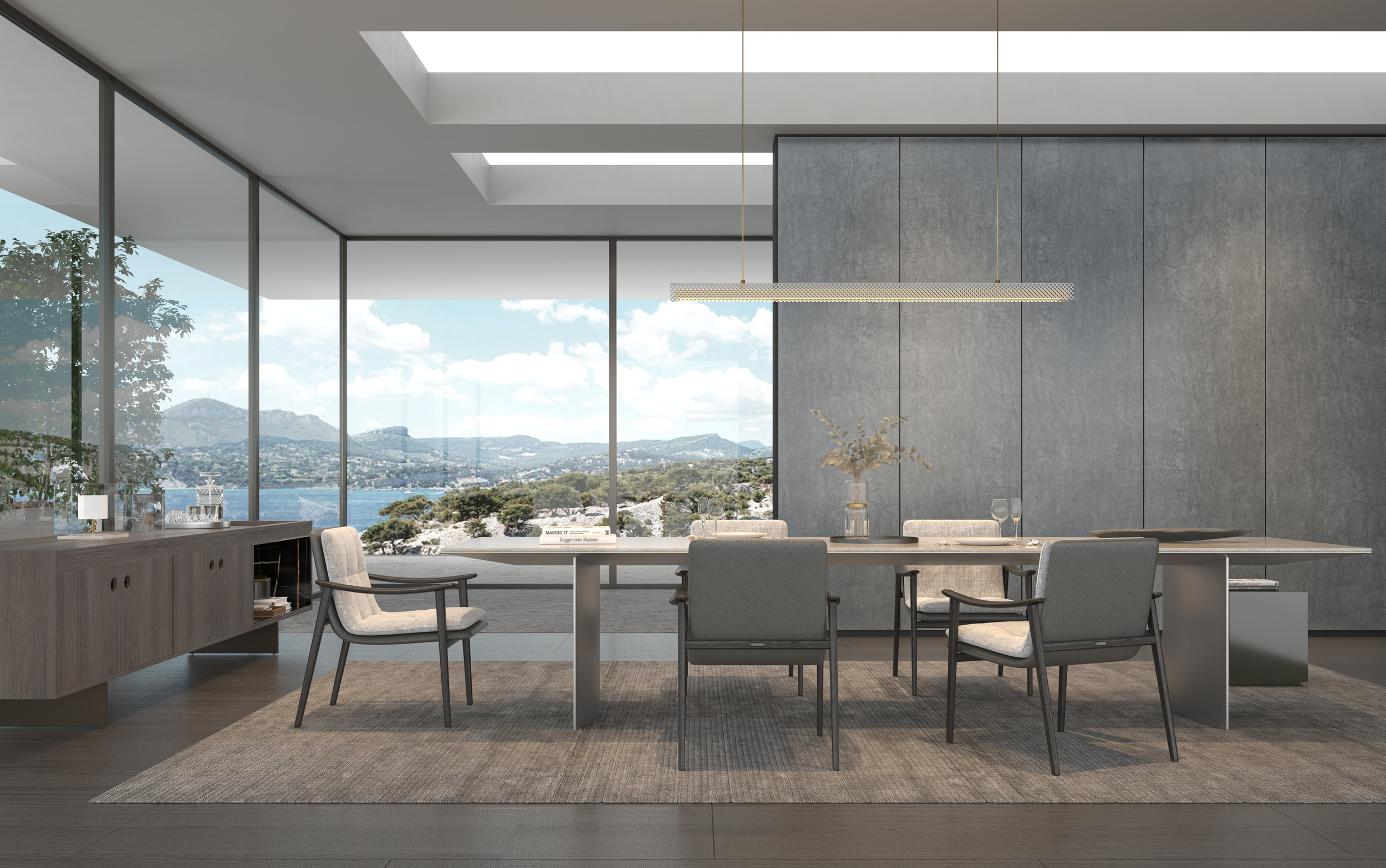 На стену Portland Grey Matt Спеченный камень 1200x2700x3 - фото 2