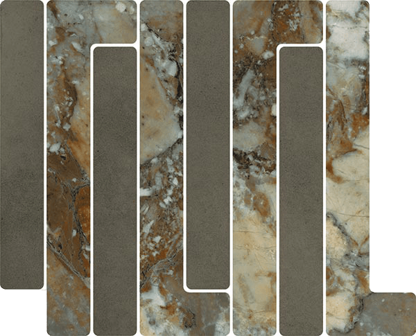 41W5 Декор Tandem Mosaico Trellick Tassili Antracita 30x24.2