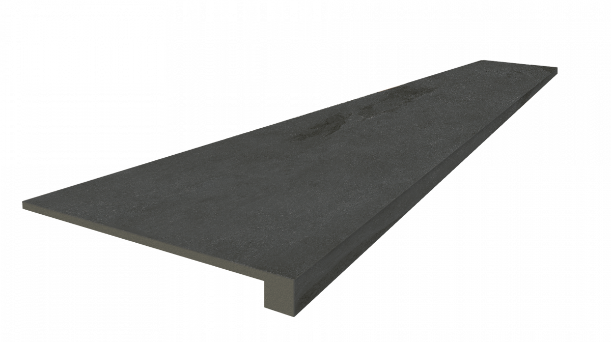 620070002377 Ступень Ardesia Black Scalino Front 33x120