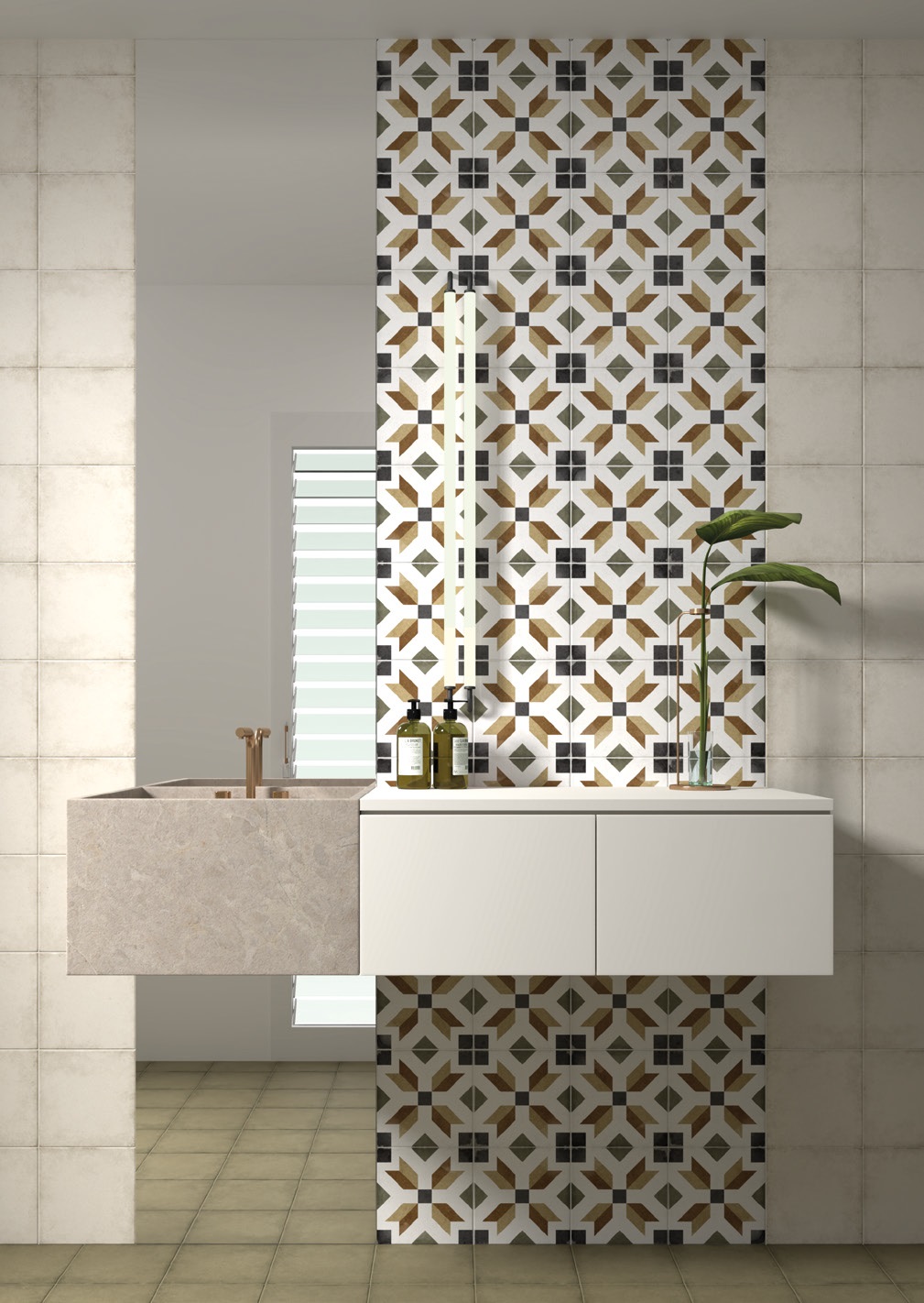 24415 Декор Art Nouveau Inspire Grey 20x20 - фото 9