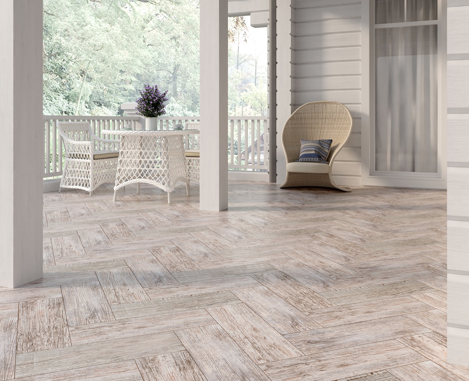 6264-0056 На пол Вестерн вуд Белый - фото 8