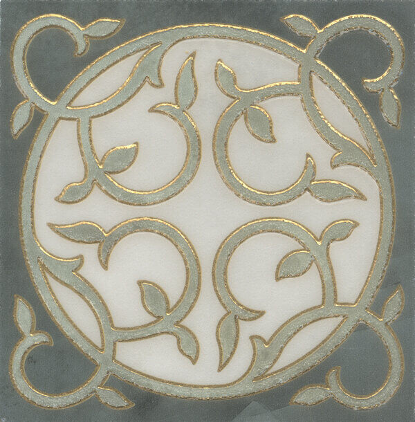 OS/B90/SG1609L Декоративная вставка Джардини Ins. Беж лаппатированный 2