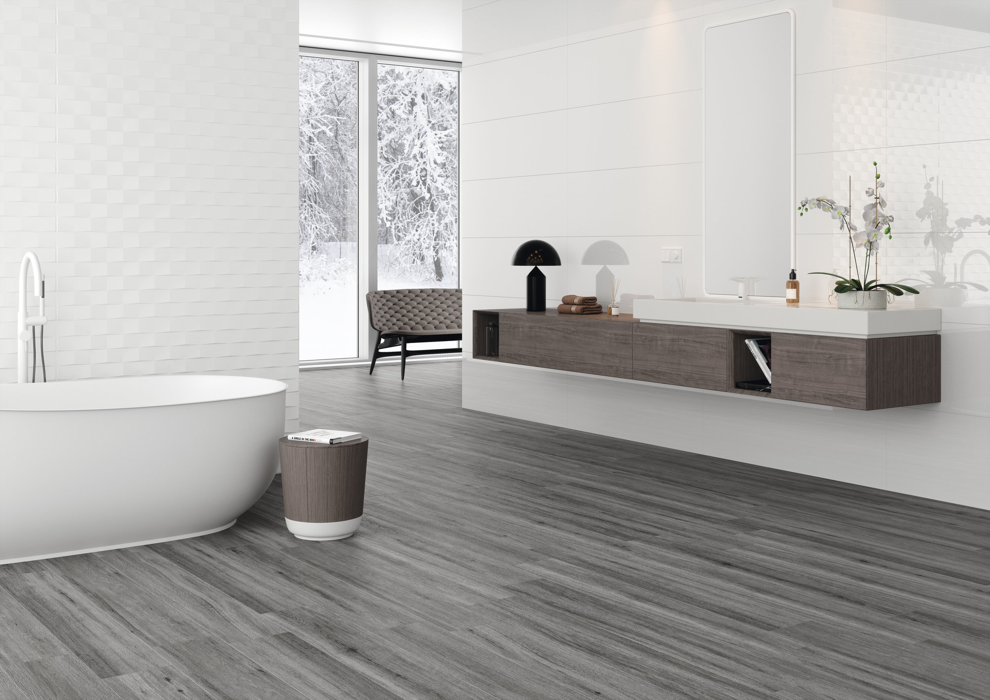 24958 На пол Aspen Ash Ret 19.5x121.5 - фото 7