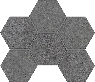 Mosaic/LN03_NS/TE03_NS/25x28,5/Hexagon Декор Terra LN03 TE03 Hexagon 25x28.5 непол