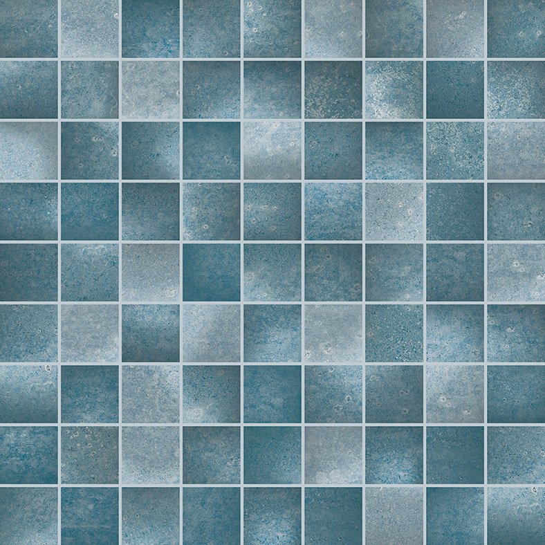 fTCR На стену Oxide Blue Flame Mosaico 30.5x30.5