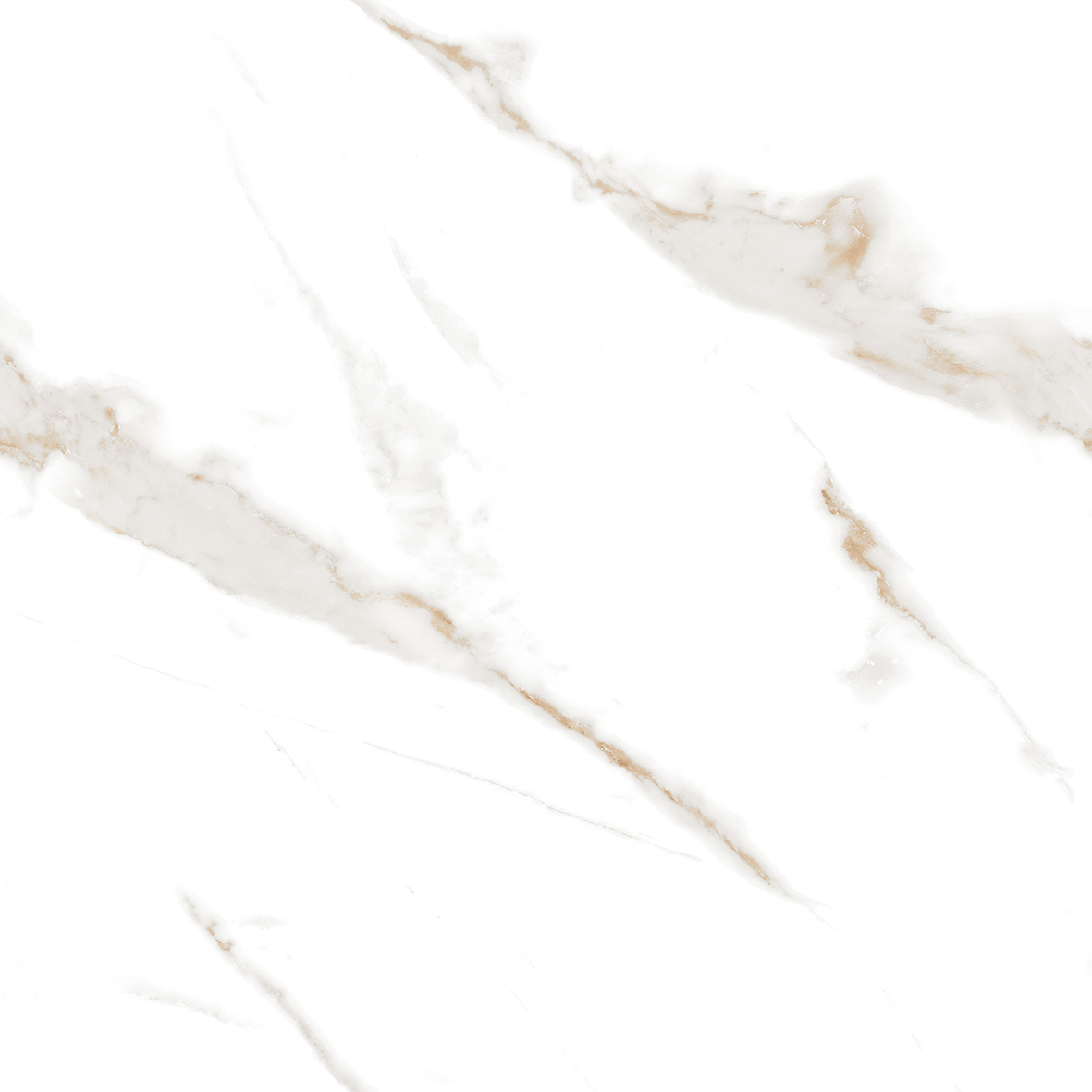 На пол Calacatta Sharp Gold Белый Полированный 80х80 - фото 3