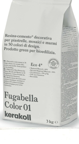  Fugabella Color Fugabella Color затирка для швов 01 3кг