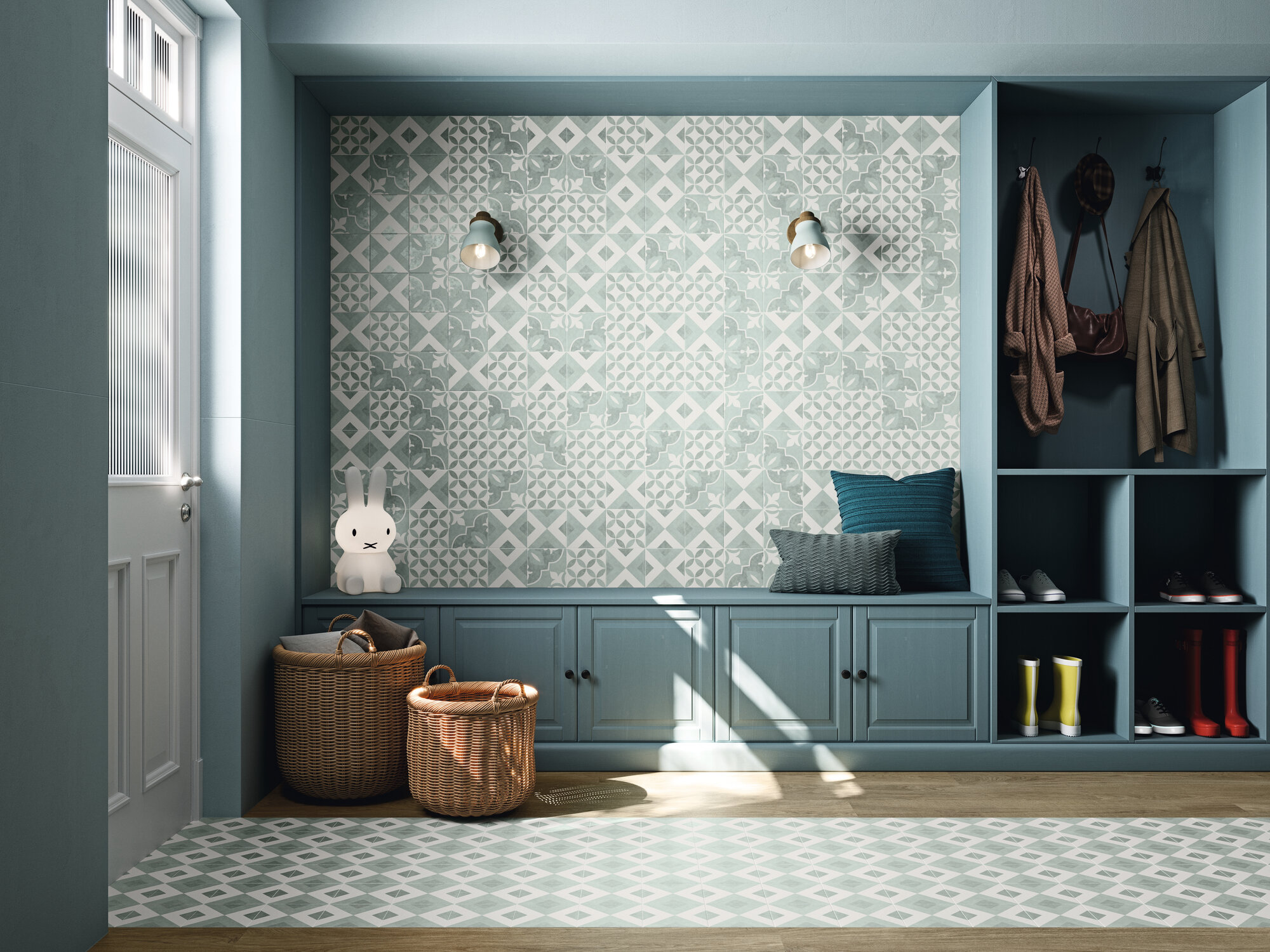 A038719 На пол Brianna Enya Coal 15x15 - фото 4