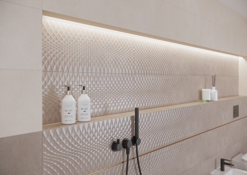 O-AGT-WTA522 На стену Arego Touch Светло-серая рельеф - фото 2