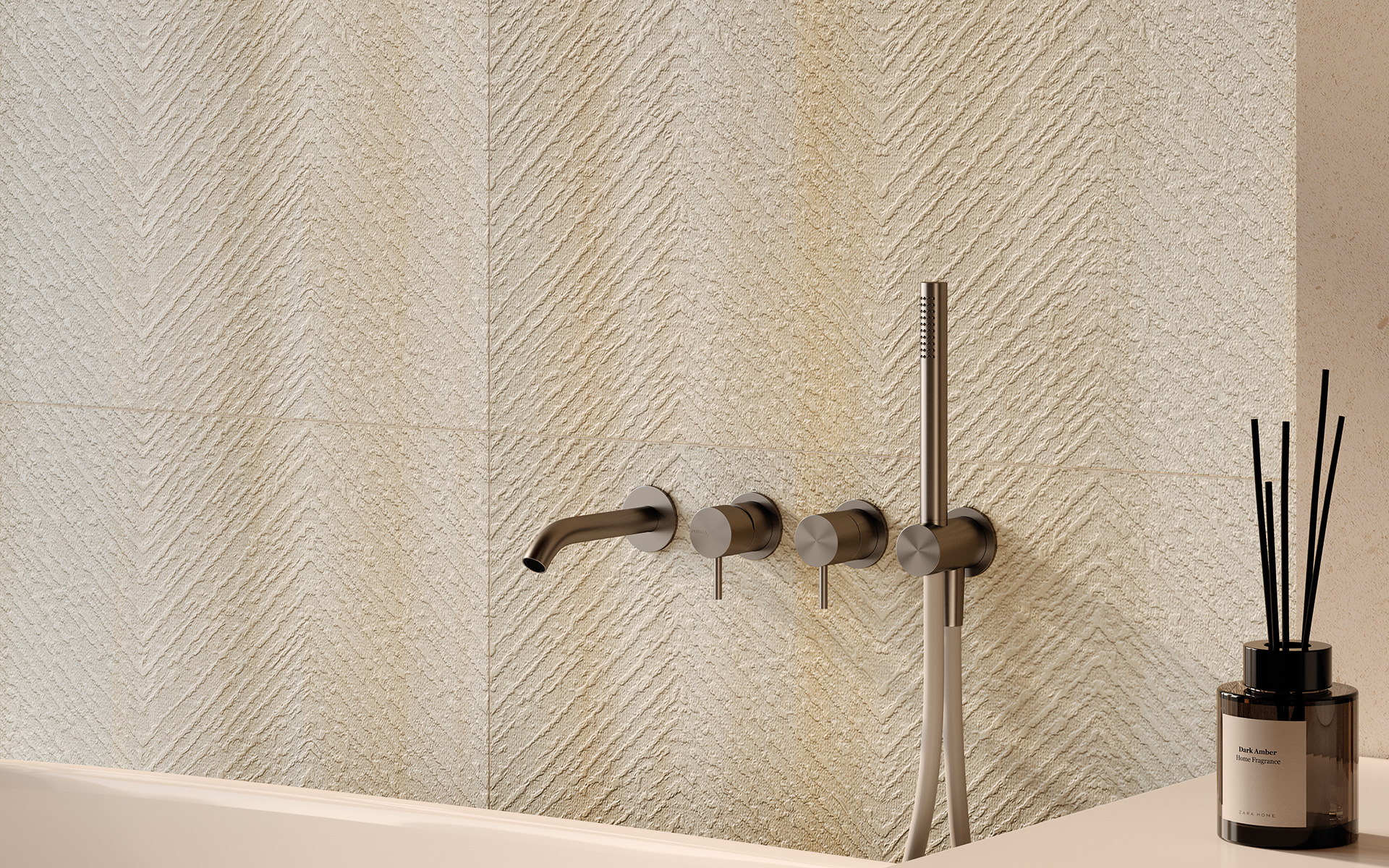 8929994 На пол Victorian Stone Moon Cream Natural Plus 120x60 - фото 12